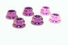 Titanium Flange Nut M10 (1.25) ( Pack of 6)